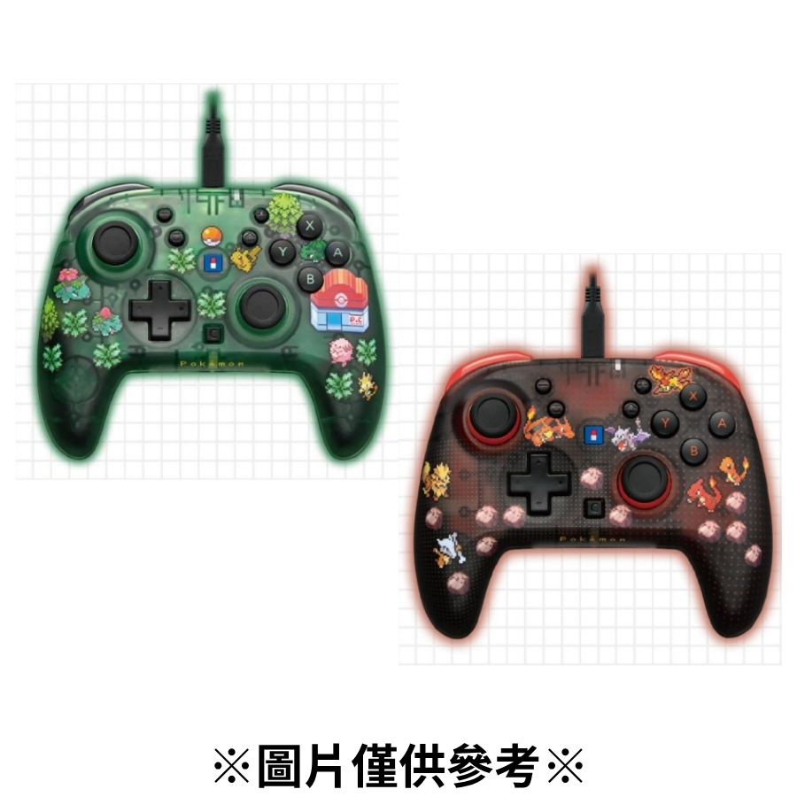 【預購】(NS周邊)HORI 有線控制器 TURBO 半透明青春版 (火、草)-2026年9-10月發售預定