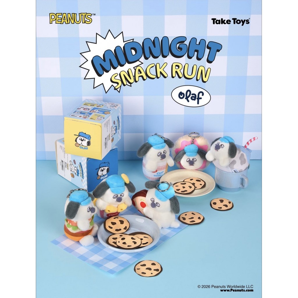 【預購】泰國Olaf midnight snack run六入