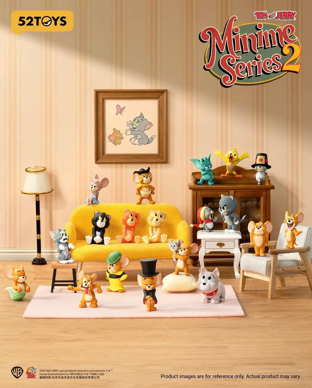 (盲盒)Minime系列2-貓和老鼠52TOYS@18