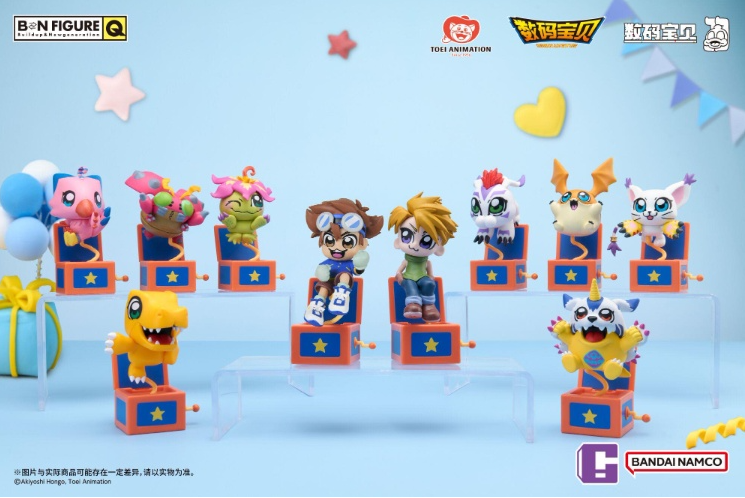 (動漫盲盒)BNFIGURE Q 數碼寶貝 X BKUB 聯名盲盒
