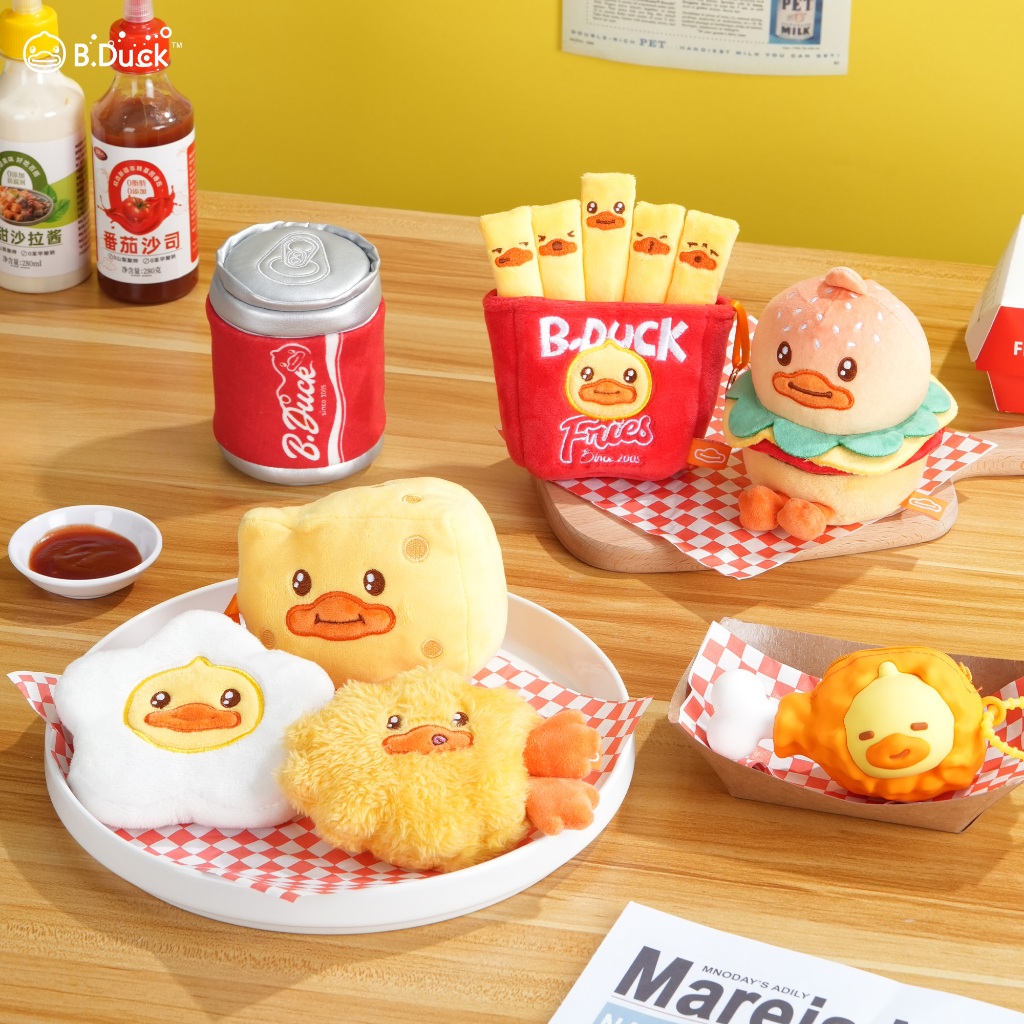 (盲盒)B.DUCK食物毛絨