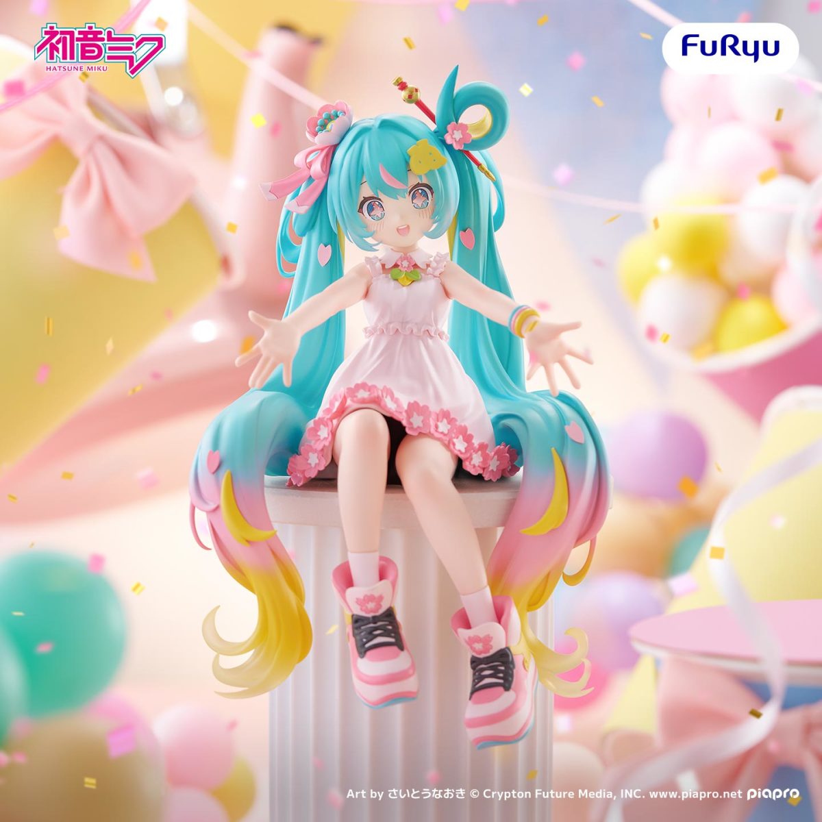 (景品)初音未來10周年-泡麵蓋公仔