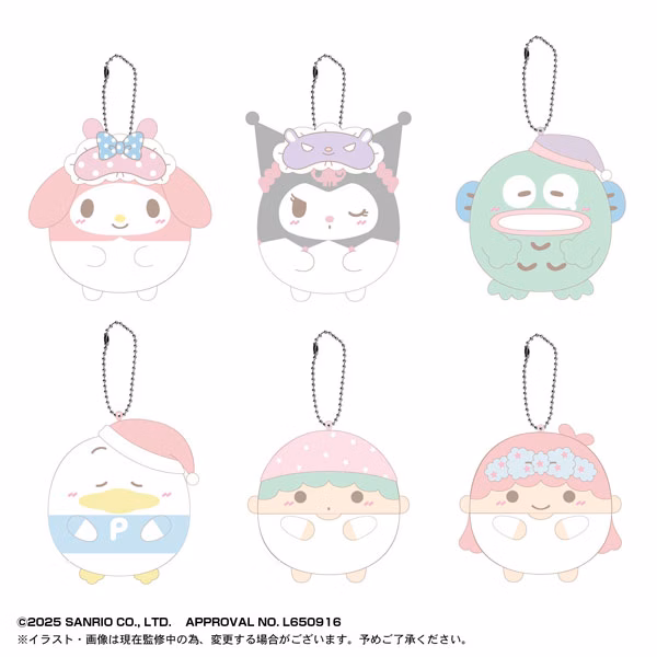(盲盒)三麗鷗 圓滾滾吊偶7