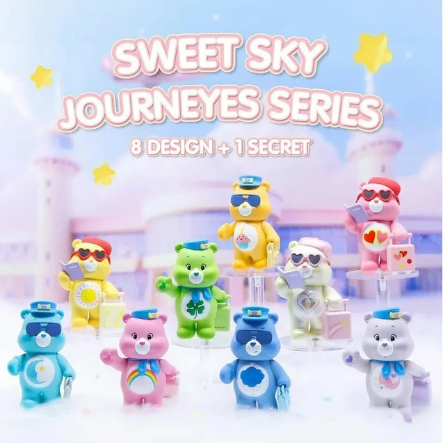 (麗嬰盲盒)CARE BEARS甜蜜航空旅程(8+1)